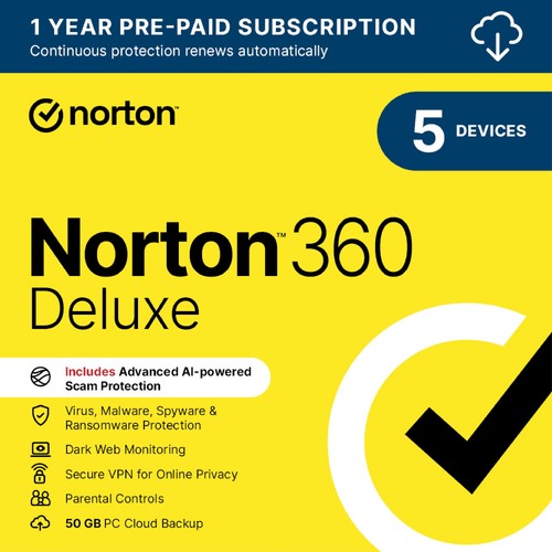 Norton 360 deluxe antivirus - norton,