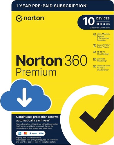 Norton 360 premium antivirus - 360,