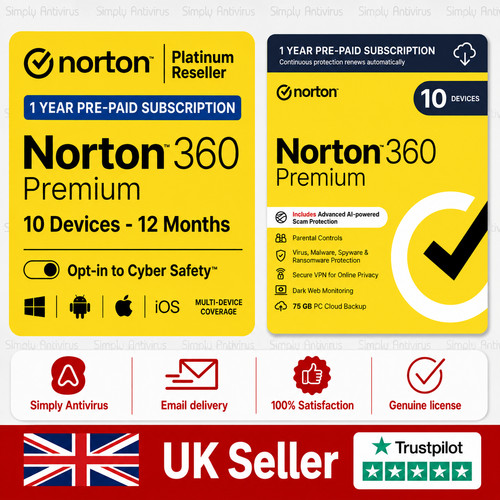Norton 360 premium antivirus - norton,