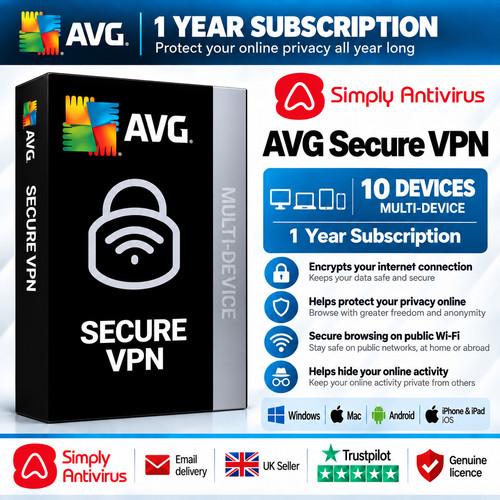 Avg secure vpn 2026 geräte - avg, 10