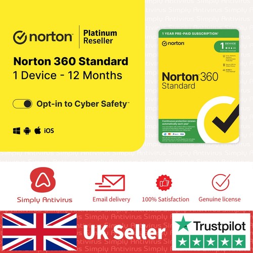 Norton 360 standard antivirus - norton,